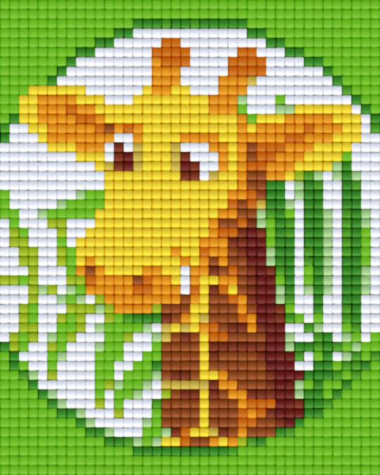 Giraffe One [1] Baseplate PixelHobby Mini-mosaic Art Kits
